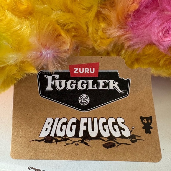 BIGG FUGGLER Fugg Rabid Rabbit NEW 18" Rainbow Plush Spin Master Tie-dye XL Big - Picture 4 of 8